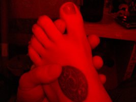Jennifers foot red.JPG
