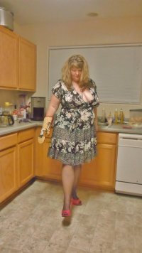 married redhead dress stockings and pink heels 1.jpg