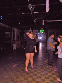 married redhead in my 'Hooker Minidress', suntan crotchless hose, no undies and my 'Hooker Hee...JPG