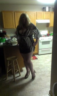 Married Redhead in my Minidress and my 'Hooker Heels'3.jpg