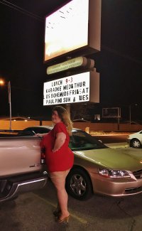married redhead in my red minidress, beige crotchles pantyhose and my 'Hooker Heels' at casino...JPG