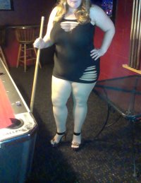 married redhead in my minidress, nylons and my 'stripper heels' on a fun night out4.jpg