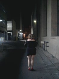 married redhead playing 'Lady Of The Night' in my 'Hooker Minidress', suntan crotchless hose, ...jpg