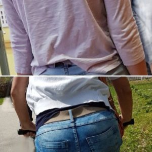 My wife in Jeans