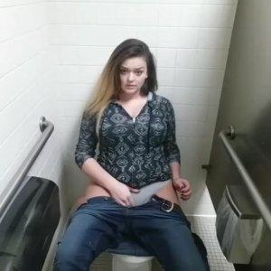 Toilet masturbation
