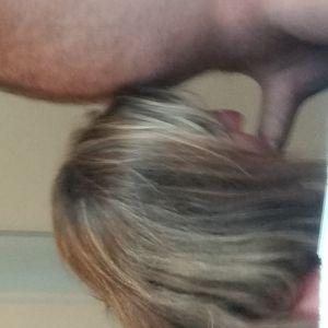 sucking my husband's cock