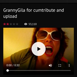 GrannyGila Webslut hot Video