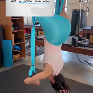 Wife in the Pilates Class