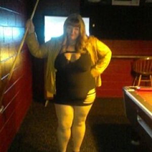 Married redhead out at a “dive” bar playing pool