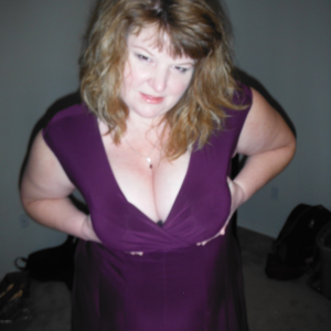 Married redhead cleavage