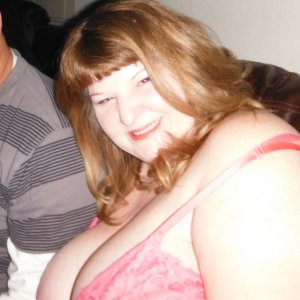 Married redhead cleavage