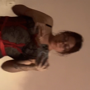 Brenda showing off lingerie body