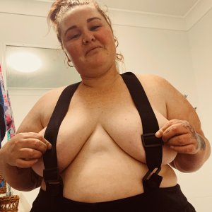 Hanging tits