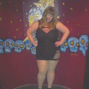 married redhead in minidress at the night club in minidress no bra no undies just nude crotchless pantyhose and hooker heels