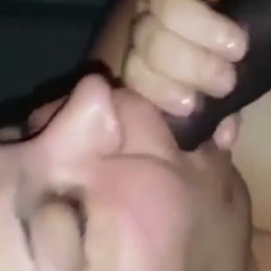 My wife gives an erotic blowjob to black cock