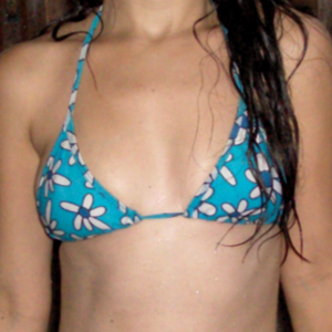 My little breasts in the bikini