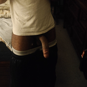 My virgin dick hanging out