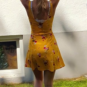 In short summer dress