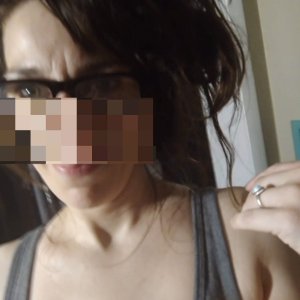 This was me taking a selfie after getting long dicked and pussy erupted with cum orgasm after orgasm