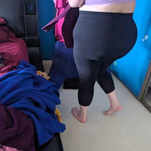 BBW wife getting changed