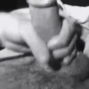 Hard cock cumshot