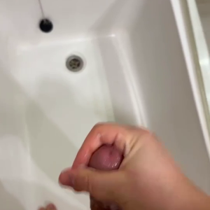 cum in shower