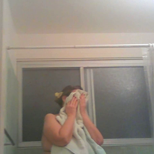 bbw drying off unaware.......