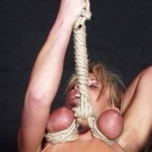 Hung by my breasts