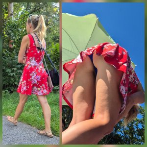 Gorgeous woman with sexy legs and ass