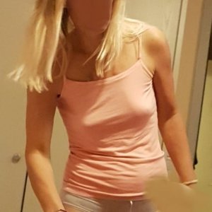 My wife in panties and top without bra
