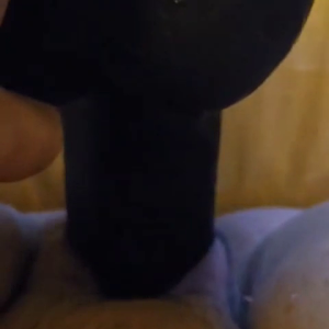 Wife playing with her 12" bbc dildo